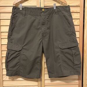 Carhartt Men's Olive Cargo Shorts